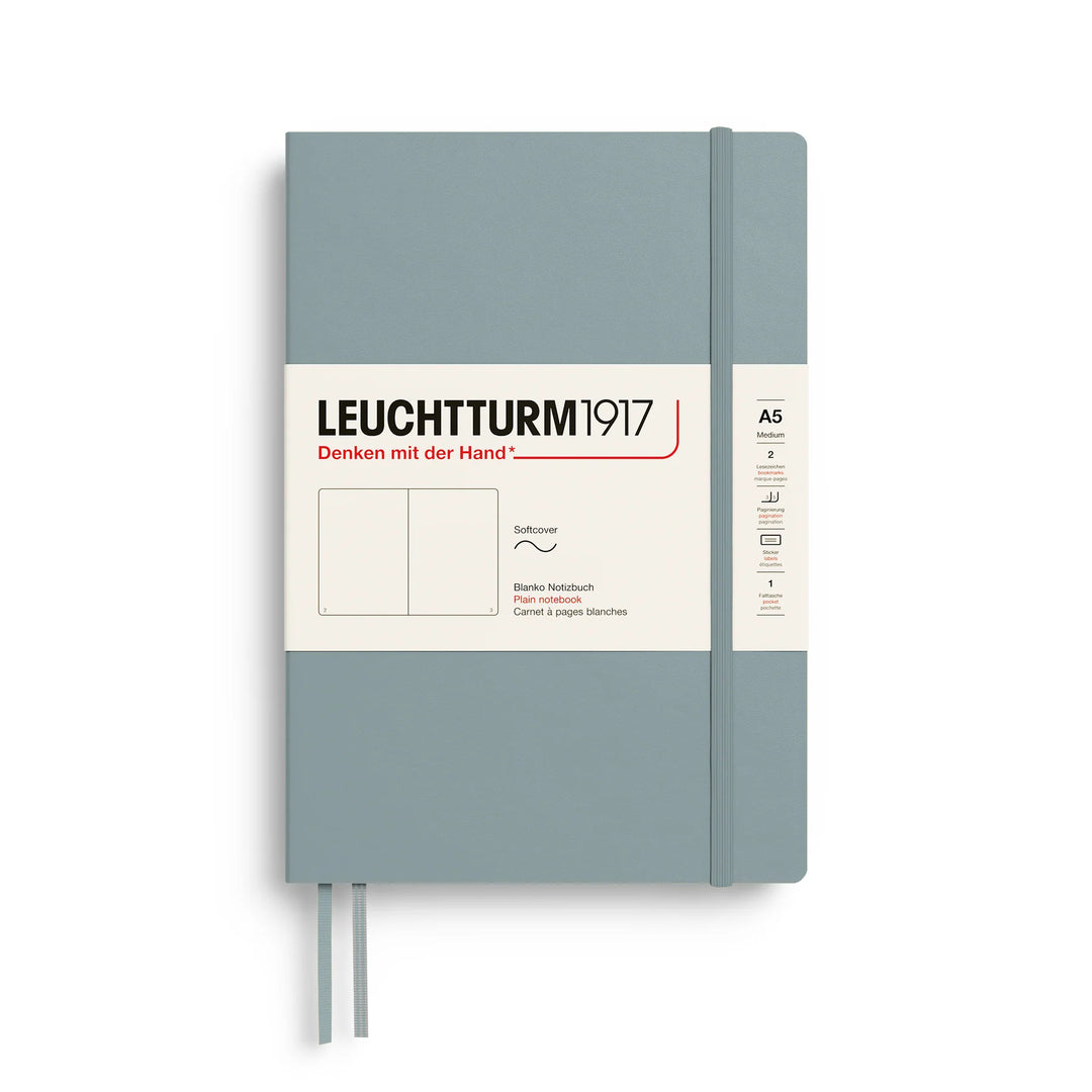 Leuchtturm1917 - Notebook Medium - A5 - Softcover - Dove