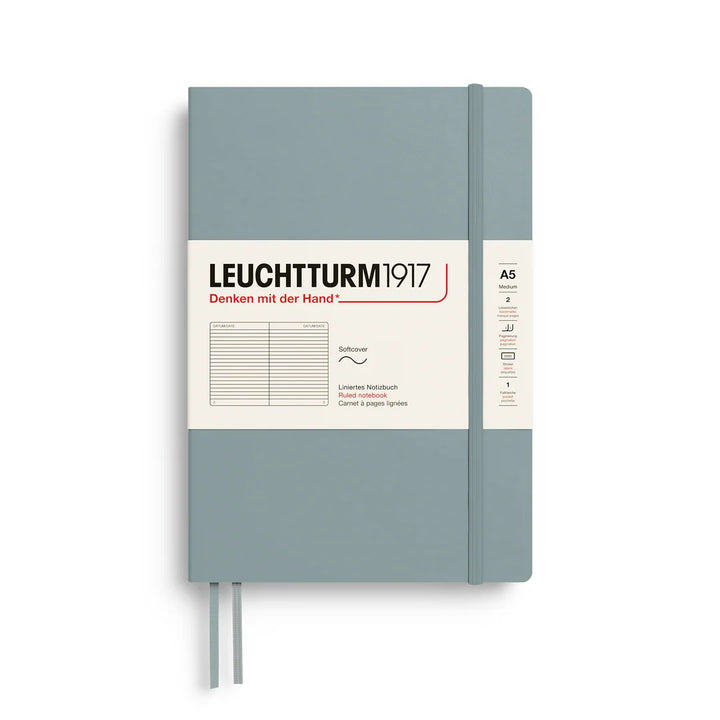 Leuchtturm1917 - Notebook Medium - A5 - Softcover - Dove