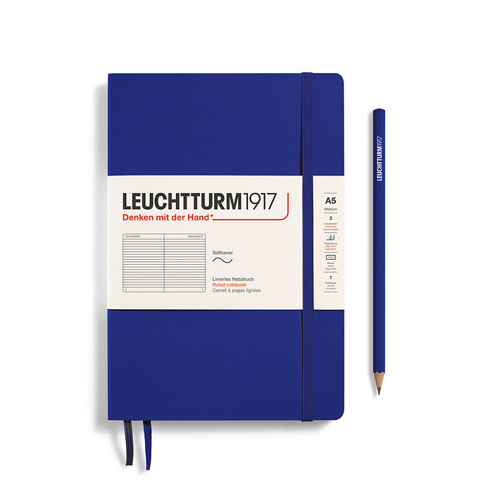 Leuchtturm1917 - A5 Notebook - 123 Pages - Softcover - Ink
