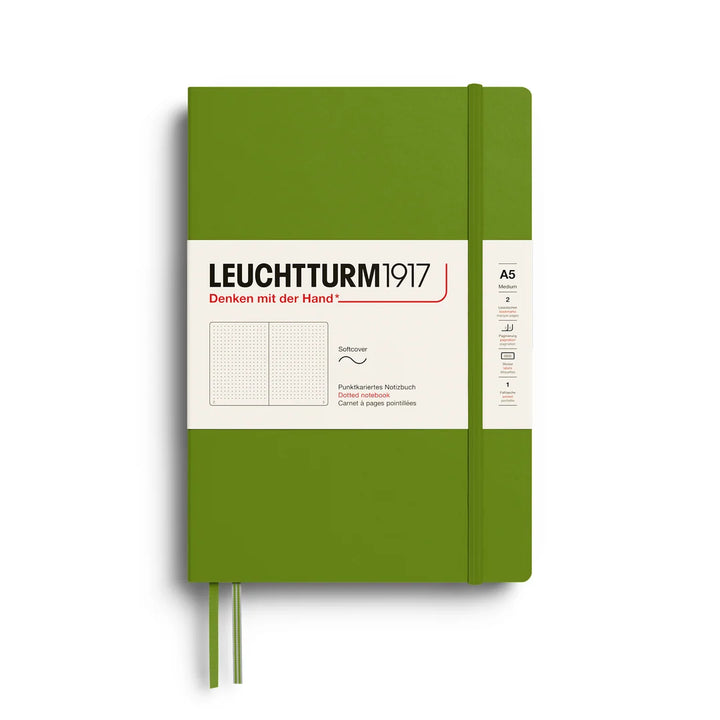 Leuchtturm1917 - Notebook Medium - A5 - Softcover - Moss
