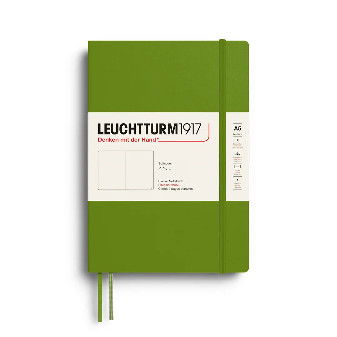 Leuchtturm1917 - Notebook Medium - A5 - Softcover - Moss