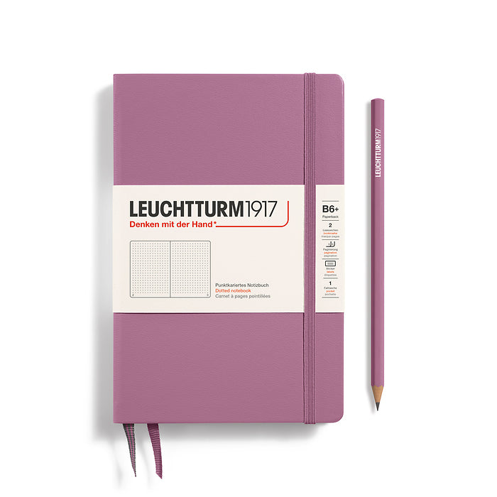 Leuchtturm1917 - Paperback B6+ Notebook - Hardcover - Dusty Rose