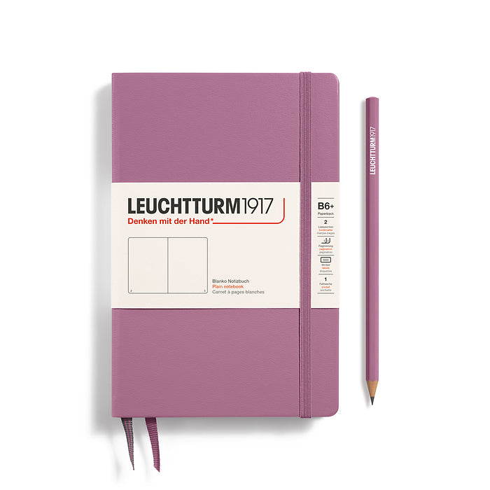 Leuchtturm1917 - Paperback B6+ Notebook - Hardcover - Dusty Rose