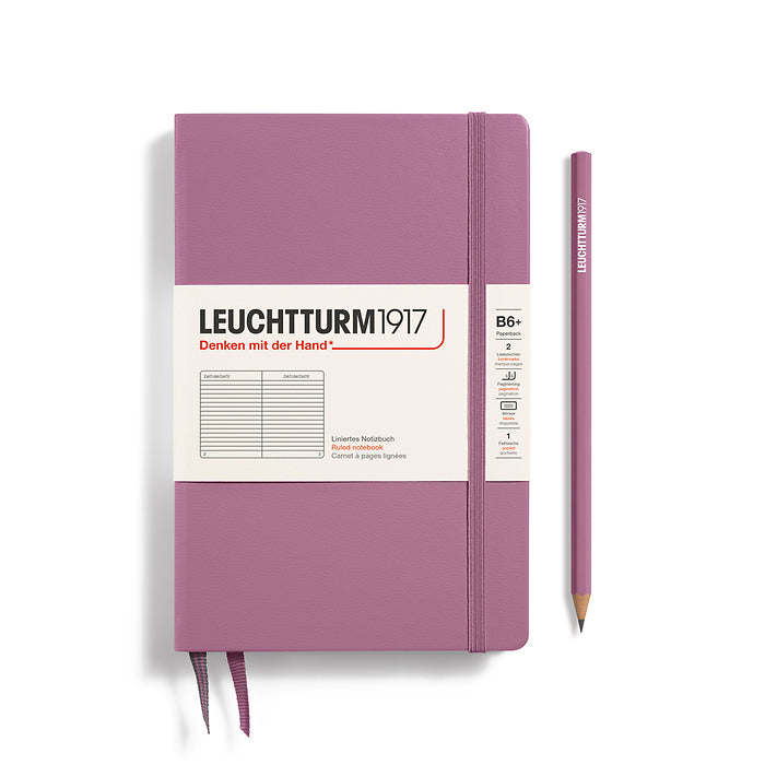 Leuchtturm1917 - Paperback B6+ Notebook - Hardcover - Dusty Rose