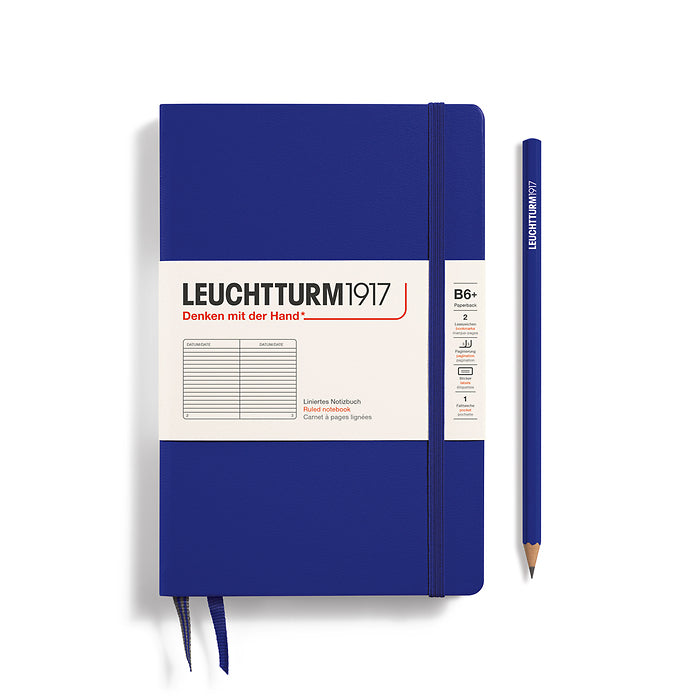 Leuchtturm1917 - Paperback B6+ Notebook - Hardcover - Ink