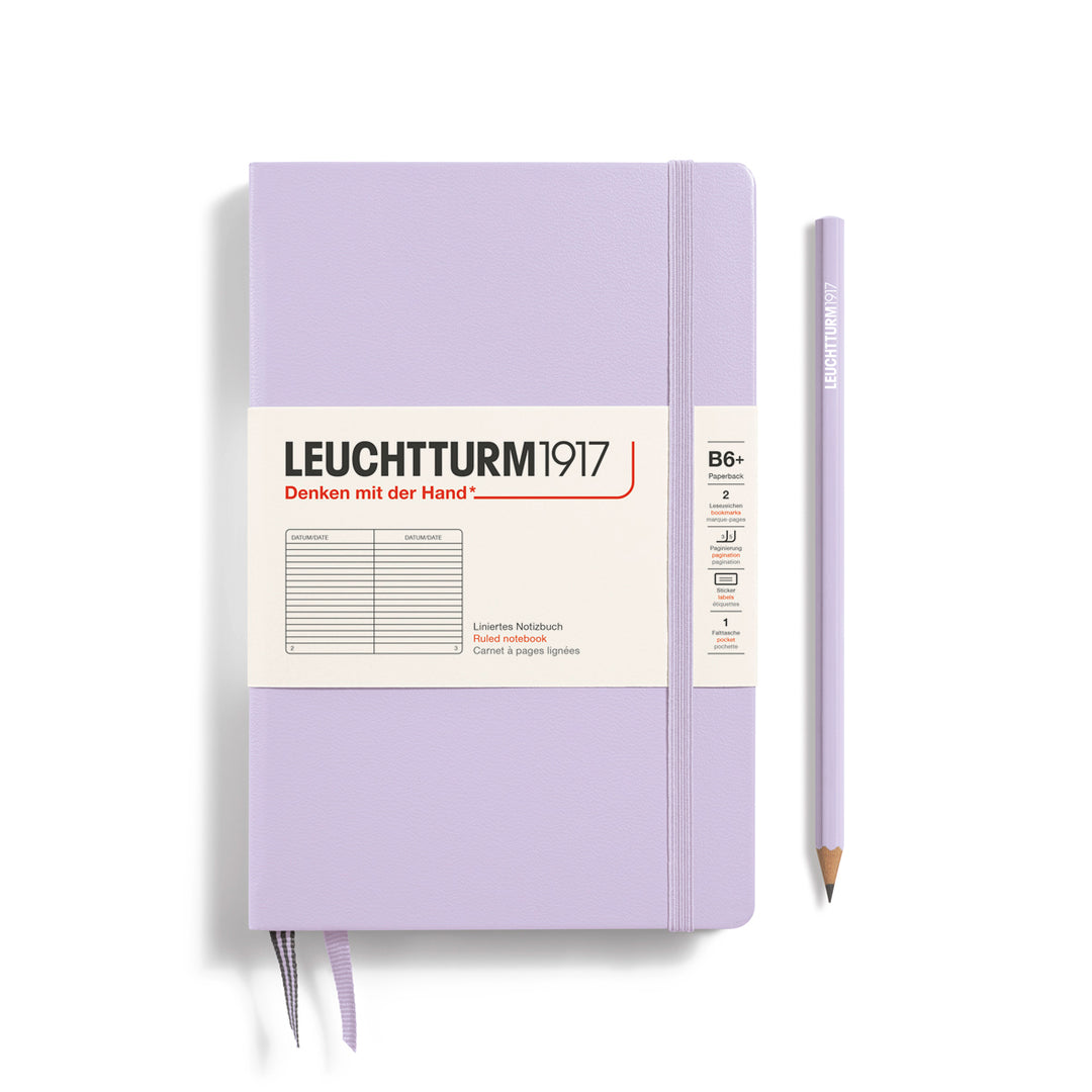 Leuchtturm1917 - Paperback Notebook - B6+ - Hardcover - Lilac