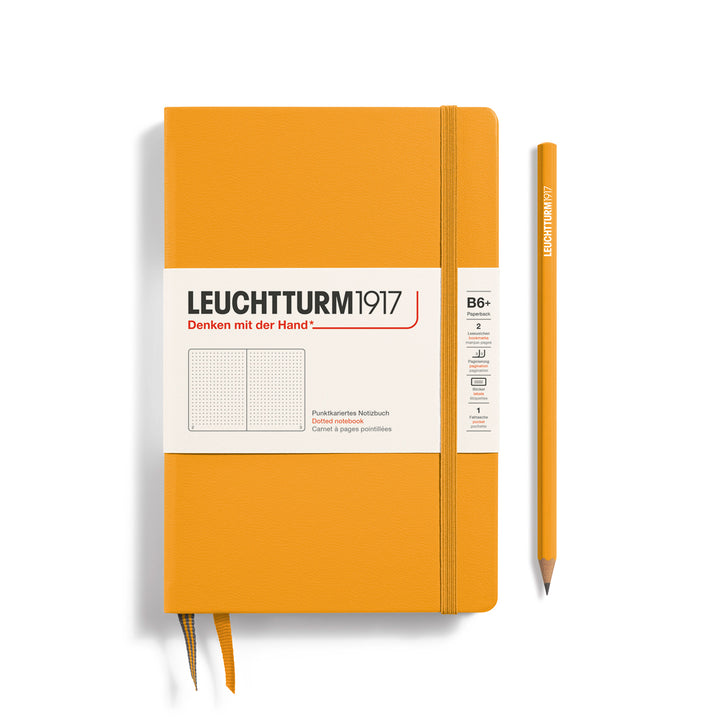 Leuchtturm1917 - Paperback Notebook - B6+ - Hardcover - Rising Sun