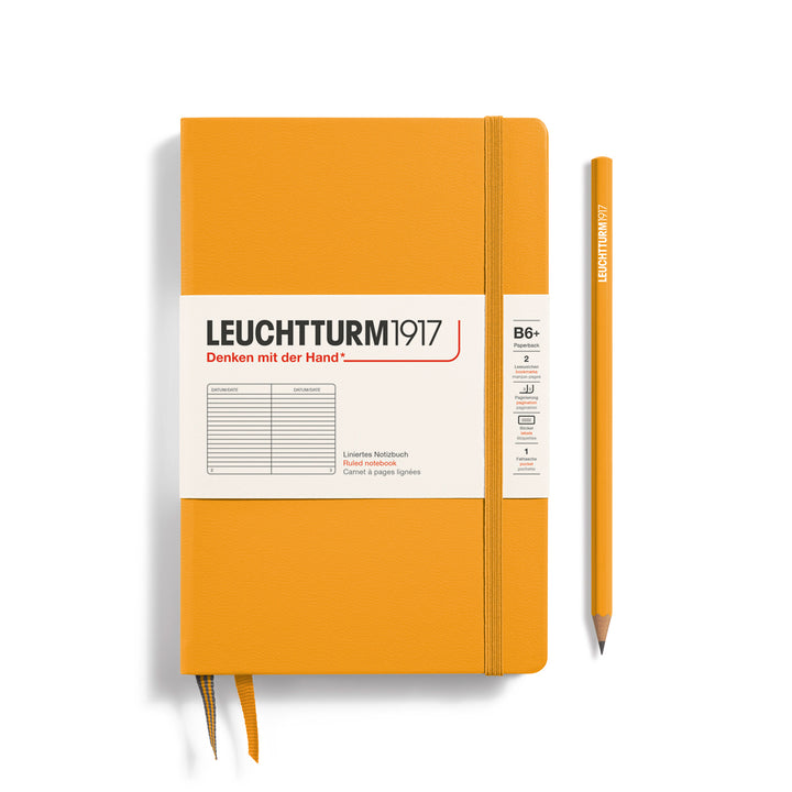 Leuchtturm1917 - Paperback Notebook - B6+ - Hardcover - Rising Sun