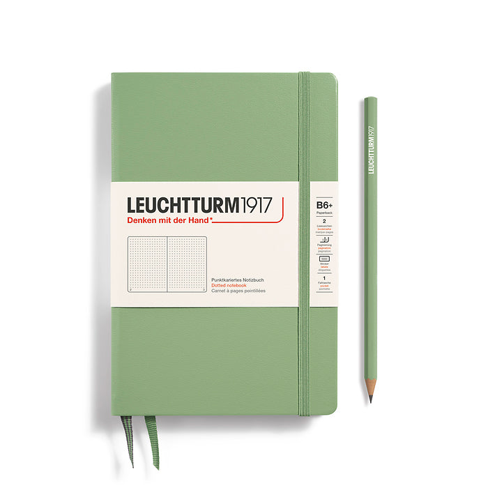 Leuchtturm1917 - Paperback B6+ Notebook - Hardcover - Sage