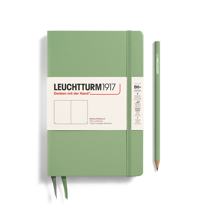 Leuchtturm1917 - Paperback B6+ Notebook - Hardcover - Sage
