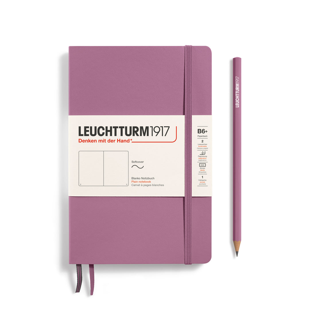 Leuchtturm1917 - Paperback B6+ Notebook - Softcover - Dusty Rose