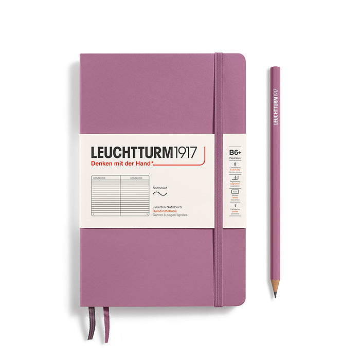 Leuchtturm1917 - Paperback B6+ Notebook - Softcover - Dusty Rose