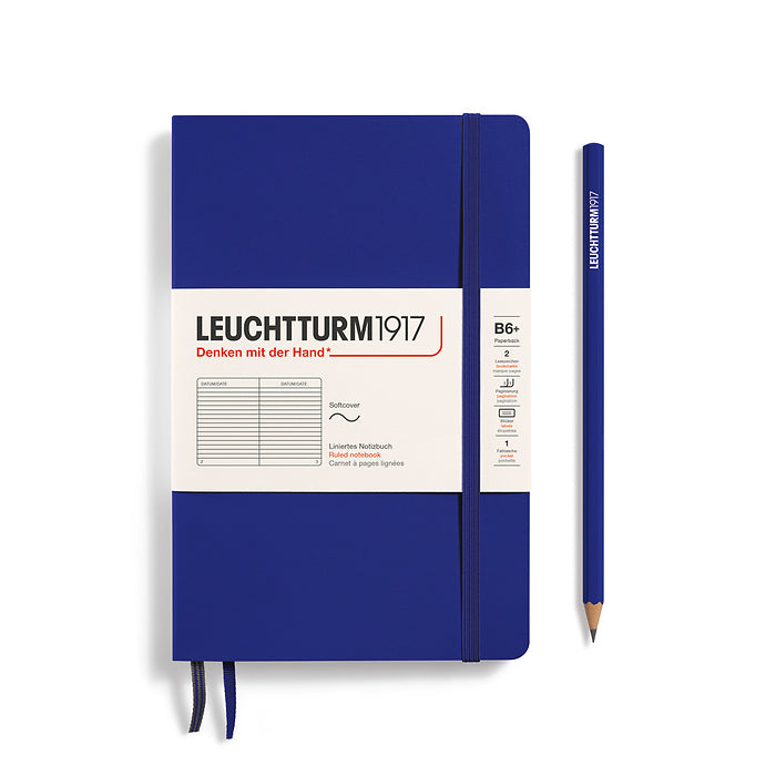 Leuchtturm1917 - Paperback B6+ Notebook - Softcover - Ink