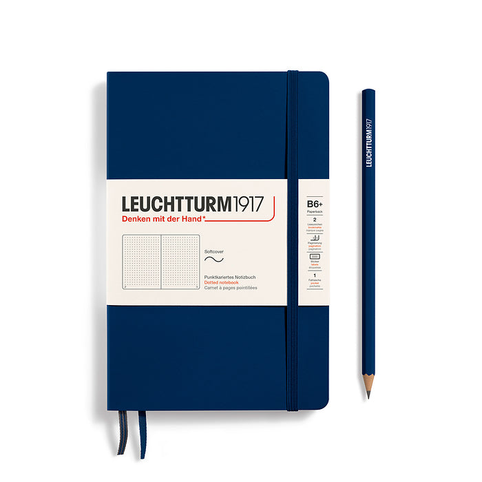 Leuchtturm1917 - Paperback B6+ Notebook - Softcover - Navy