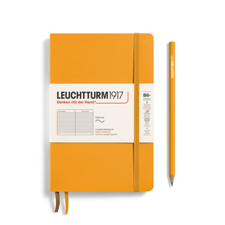 Leuchtturm1917 - Paperback B6+ Notebook - Softcover - Rising Sun