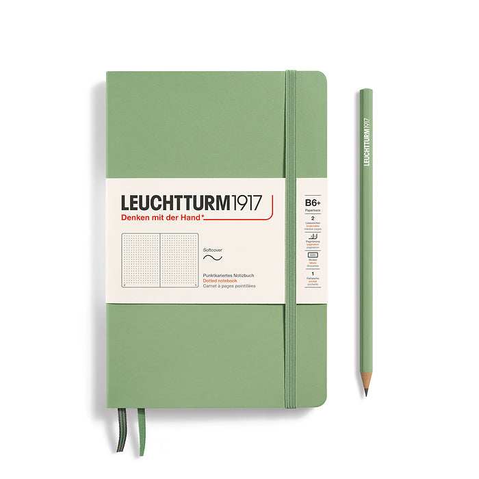 Leuchtturm1917 - Paperback B6+ Notebook - Softcover - Sage
