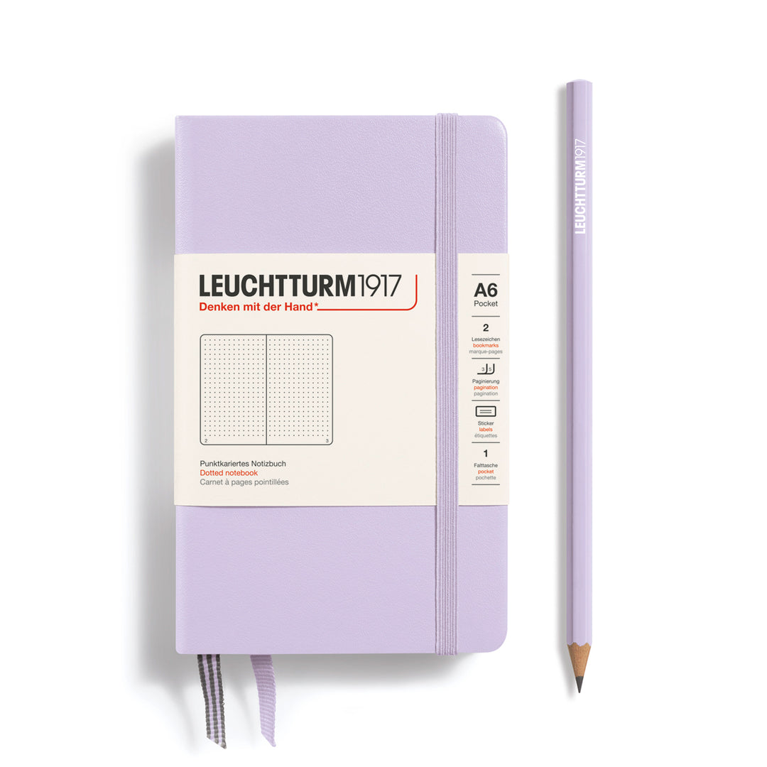 Leuchtturm1917 - Pocket Notebook - A6 - Hardcover -Lilac