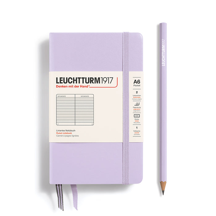 Leuchtturm1917 - Pocket Notebook - A6 - Hardcover -Lilac