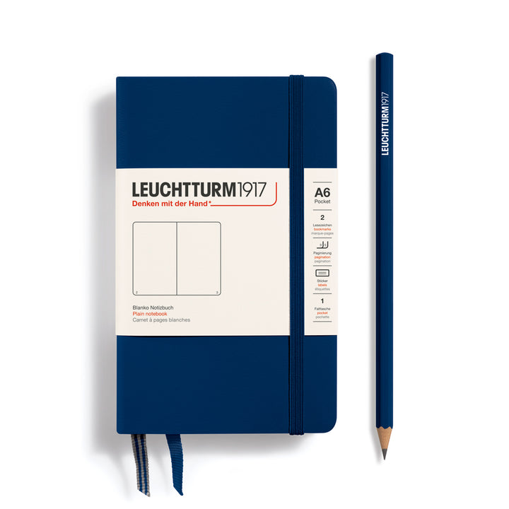 Leuchtturm1917 - Pocket Notebook - A6 - Hardcover - Navy