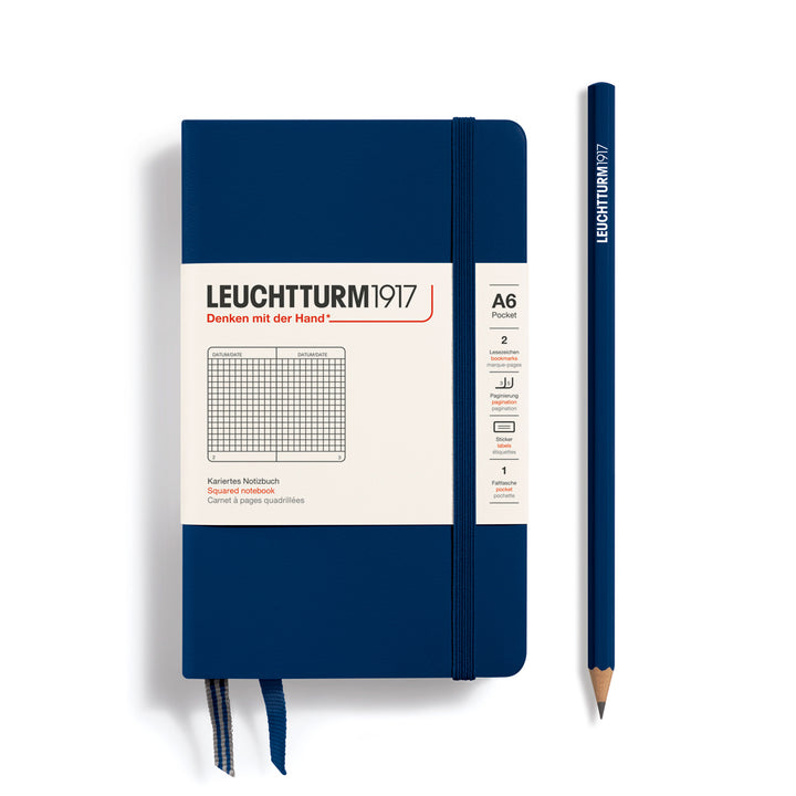 Leuchtturm1917 - Pocket Notebook - A6 - Hardcover - Navy
