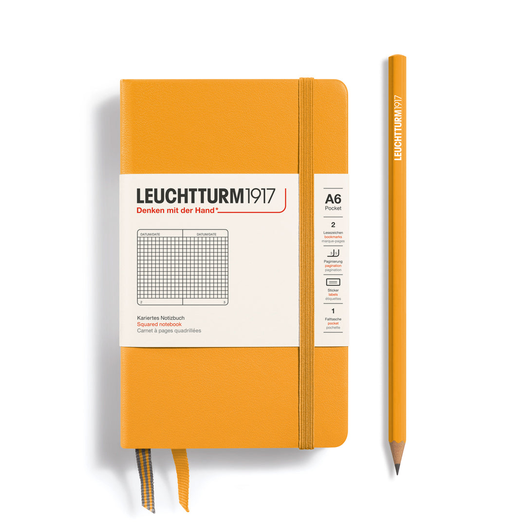 Leuchtturm1917 - Pocket Notebook - A6 - Hardcover - Rising Sun