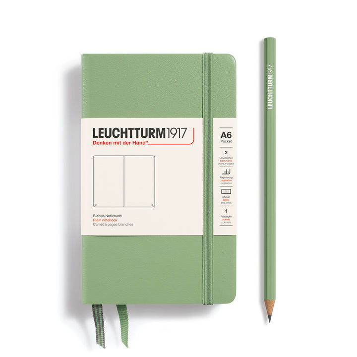 Leuchtturm1917 - Pocket Notebook - A6 - Hardcover - Sage