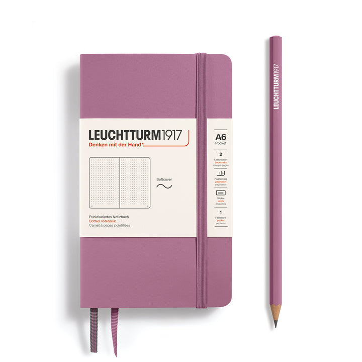 Leuchtturm1917 - Pocket Notebook - A6 - Softcover - Dusty Rose