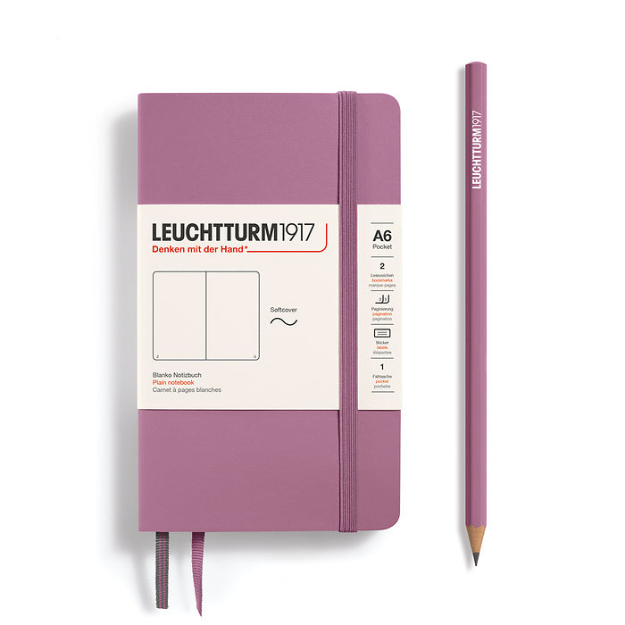 Leuchtturm1917 - Pocket Notebook - A6 - Softcover - Dusty Rose