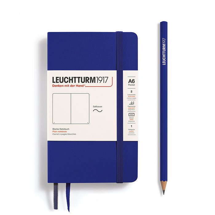 Leuchtturm1917 - Softcover - A6 Pocket Notebook - 123 Pages - Ink