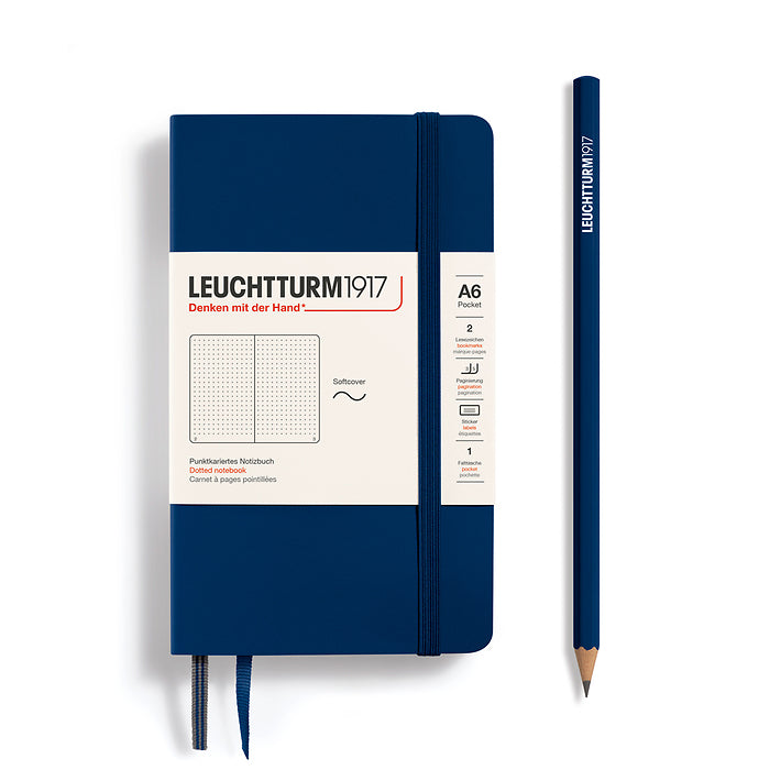 Leuchtturm1917 - Softcover - A6 Pocket Notebook - Navy