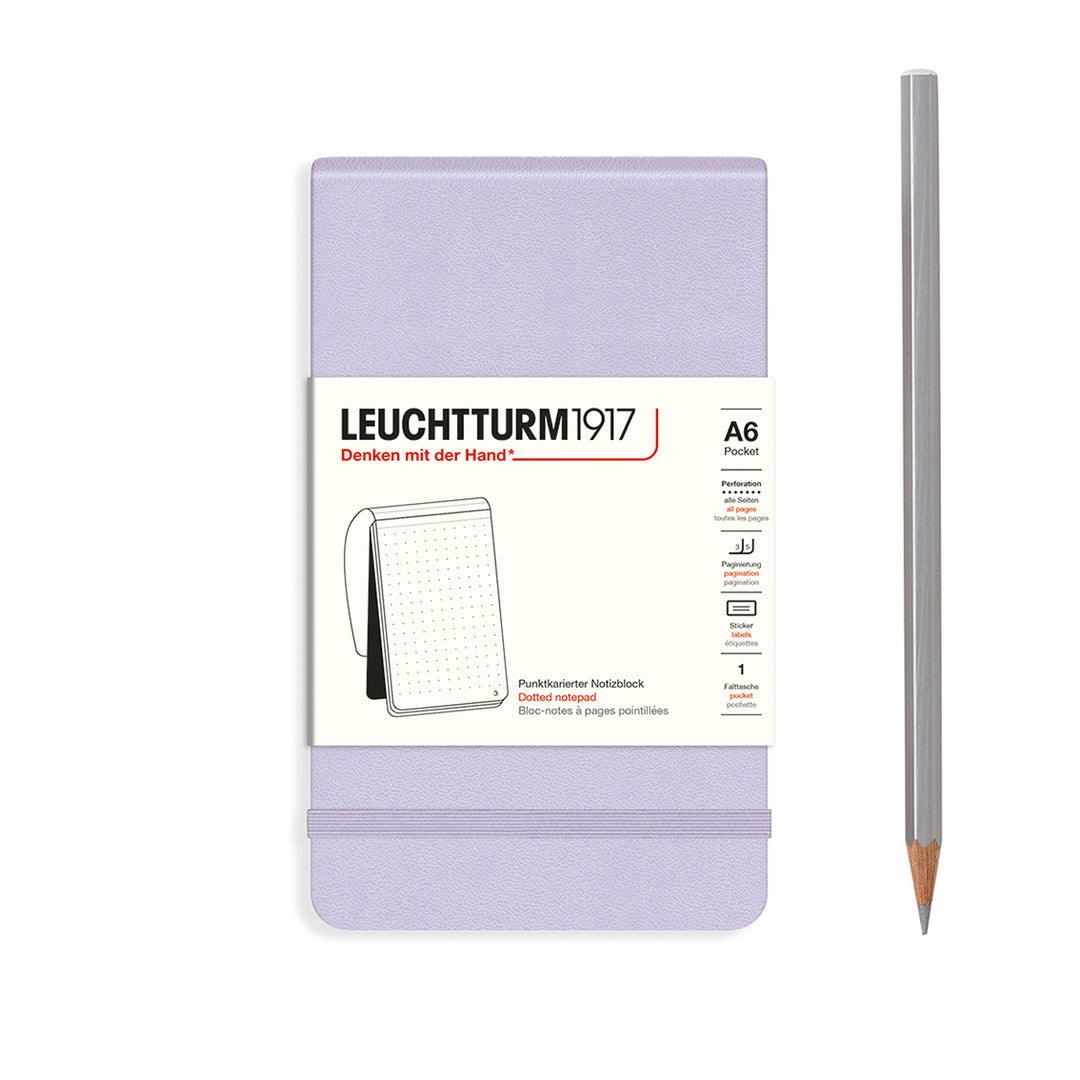 Leuchtturm1917 - Pocket Notepad - A6 - Hardcover - Lilac