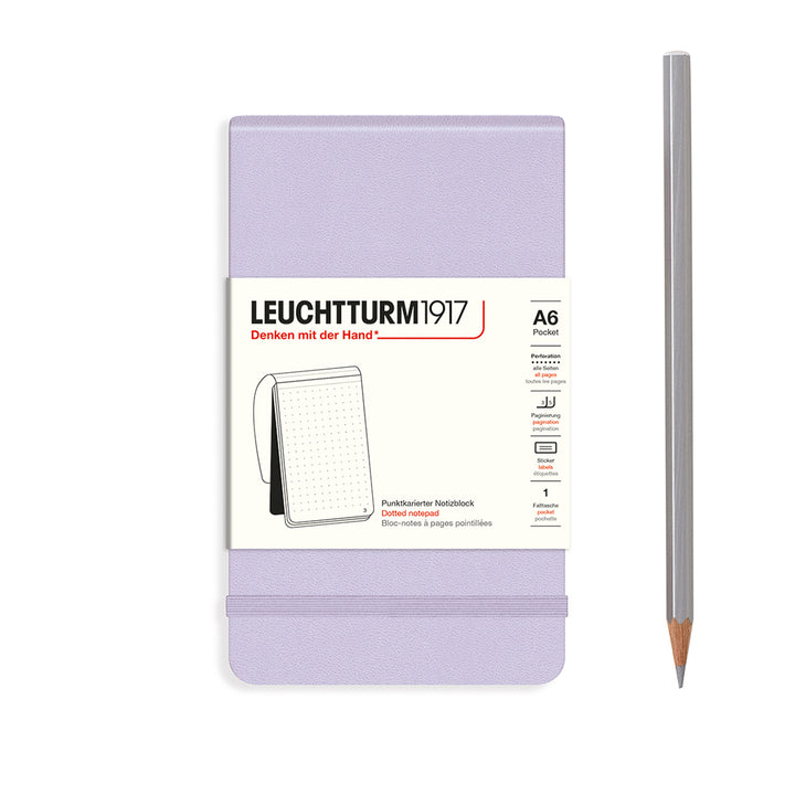 Leuchtturm1917 - Pocket Notepad - A6 - Hardcover - Lilac
