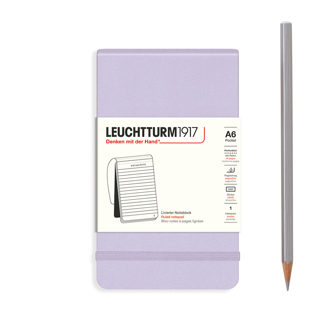 Leuchtturm1917 - Pocket Notepad - A6 - Hardcover - Lilac
