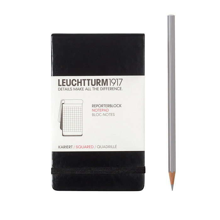 Leuchtturm1917 - A6 Pocket Notepad - Hardcover - Black