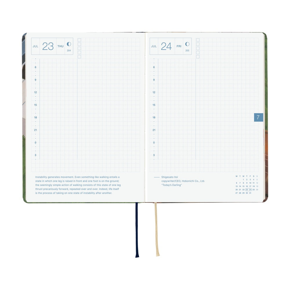 Hobonichi Techo 2026 -  Original (A6) HON Planner Book - Hiroko Kubota: Waiting on the Chord - English/January Start/Monday Start