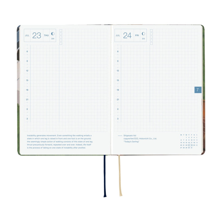 Hobonichi Techo 2026 -  Original (A6) HON Planner Book - Hiroko Kubota: Waiting on the Chord - English/January Start/Monday Start