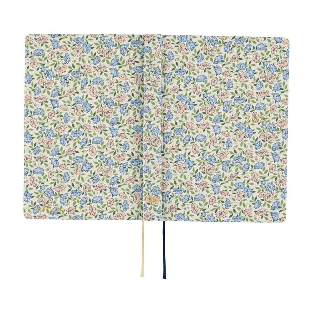 Hobonichi Techo 2026 -  Original (A6) HON Planner Book - Liberty Fabrics: Sasha Kiora - English/January Start/Monday Start