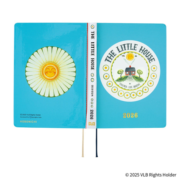 Hobonichi Techo 2026 -  Original (A6) HON Planner Book - Virginia Lee Burton: The Little House - English/January Start/Monday Start