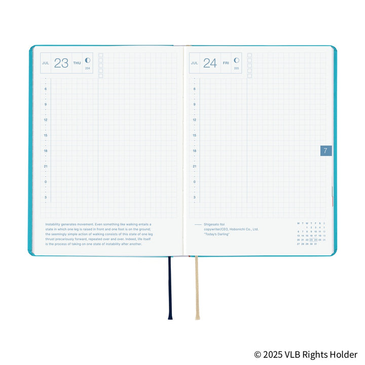 Hobonichi Techo 2026 -  Original (A6) HON Planner Book - Virginia Lee Burton: The Little House - English/January Start/Monday Start