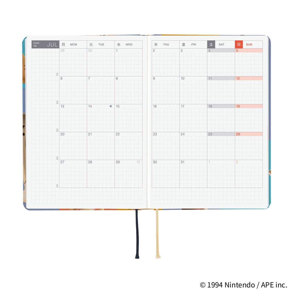 Hobonichi Techo 2026 -  Original (A6) HON Planner Book - MOTHER: Clay Figurines - English/January Start/Monday Start