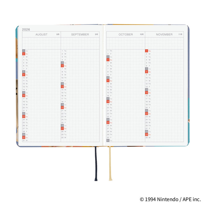 Hobonichi Techo 2026 -  Original (A6) HON Planner Book - MOTHER: Clay Figurines - English/January Start/Monday Start