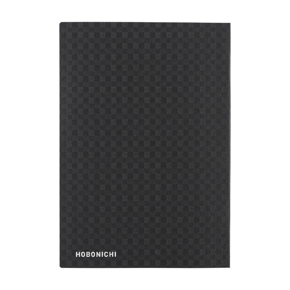 Hobonichi Techo 2026 -  Original (A6) HON Planner Book - Paper Series: Black Gingham - English/January Start/Monday Start