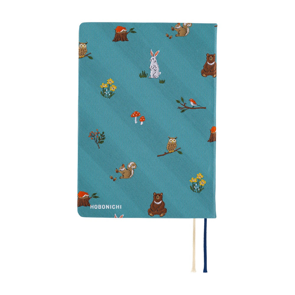 Hobonichi Techo 2026 -  Original (A6) HON Planner Book - Bow & Tie: In the Forest - English/January Start/Monday Start