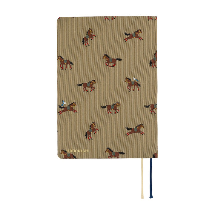 Hobonichi Techo 2026 -  Original (A6) HON Planner Book - Bow & Tie: Galloping Horses - English/January Start/Monday Start
