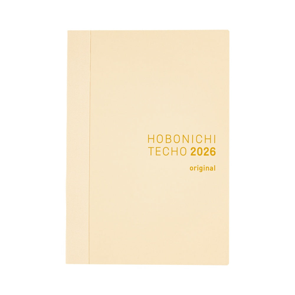 Hobonichi Techo 2026 - A6 English Original Book - 2026 January start (Monday start)