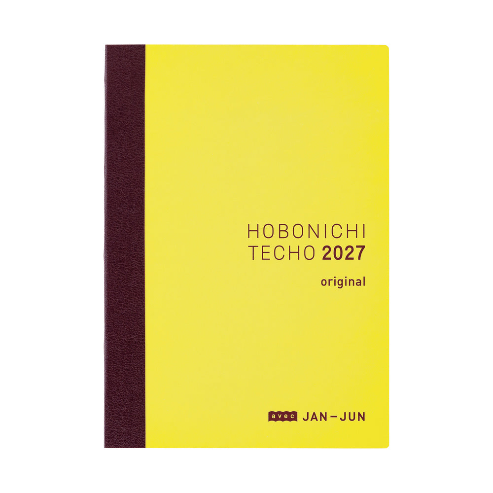 Hobonichi Techo 2027 - A6 Original AVEC (2 Book Set) - Japanese/Jan Start/Mon Start