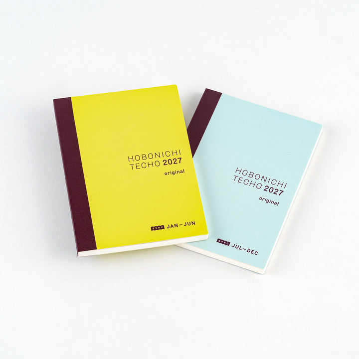 Hobonichi Techo 2027 - A6 Original AVEC (2 Book Set) - Japanese/Jan Start/Mon Start