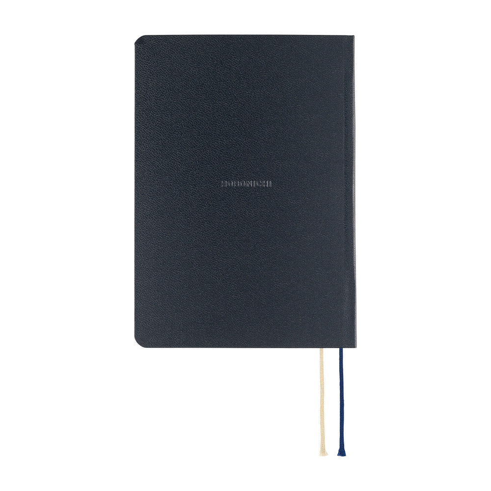 Hobonichi Techo 2027 - A6 HON Planner Book - Slash (Navy) - English/Jan Start/Mon Start
