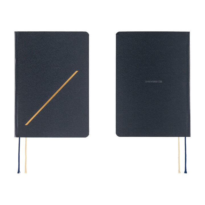 Hobonichi Techo 2027 - A6 HON Planner Book - Slash (Navy) - English/Jan Start/Mon Start