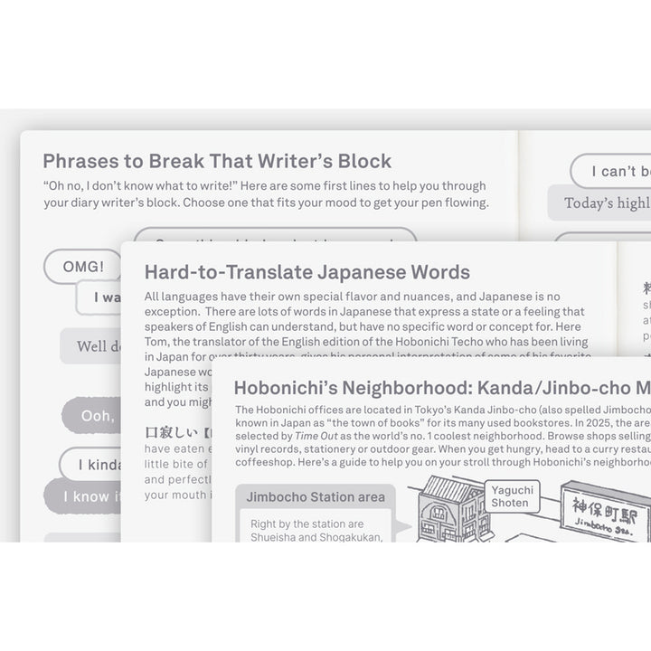 Hobonichi Techo 2027 - A6 Original Book - English/Jan Start/Mon Start